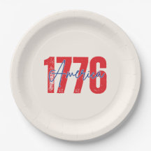 '1776 America' Soft Ivory Hintergrund 4. Juli