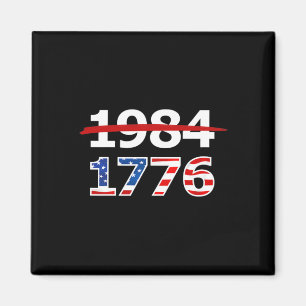 1776 American Patriot Design Company Resist 1984 R Magnet