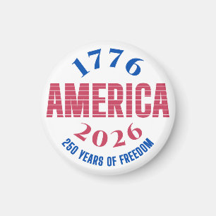 1776 AMERIKA 2026 250 Jahre Freiheit Magnet