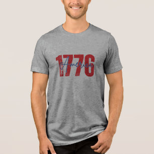 "1776 Amerika" 250. Jahrestag 4. Juli Tri-Blend Shirt