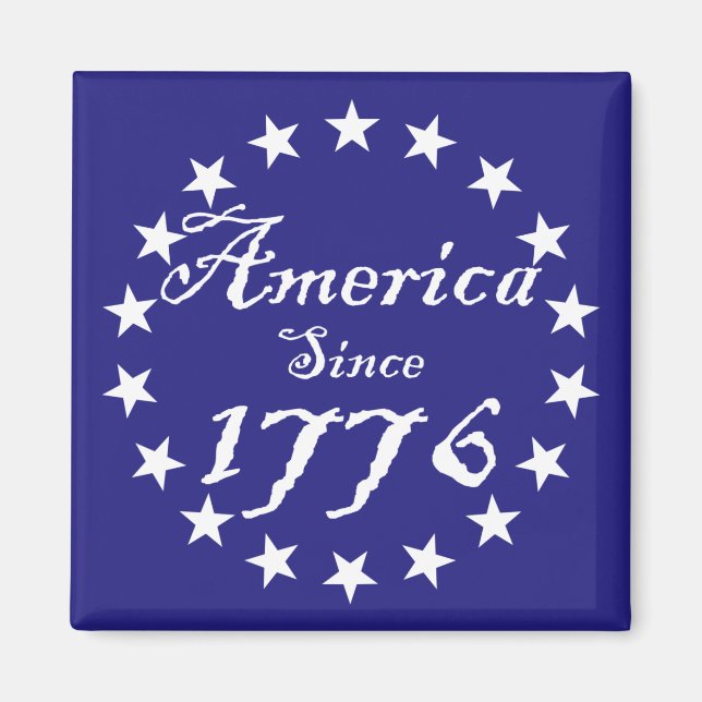1776 Amerika seit 1776 Magnet (Vorne)