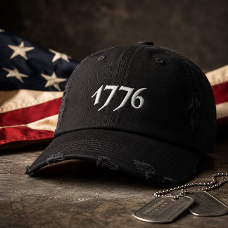 1776 bestickt bestickte baseballkappe