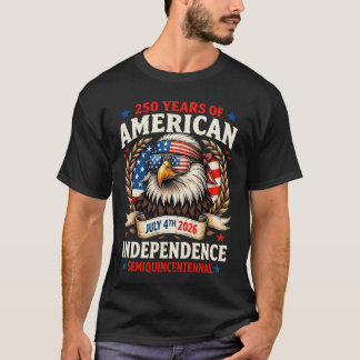 1776 bis 2026 – Adler der amerikanischen Freiheit T-Shirt