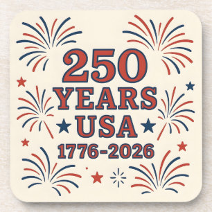 1776 bis 2026 Untersetzer Set