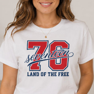 1776 Land of the Free-Shirt T-Shirt