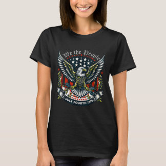 1776 Leben Freiheit Streben nach Glück 4. Juli T-Shirt