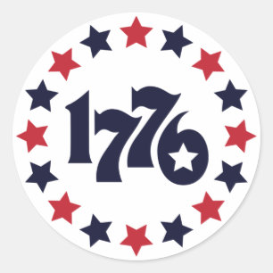 1776 - NAISSANCE D'UNE NATION - Stickers patriotiq