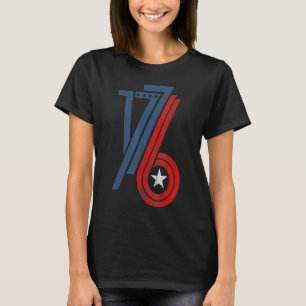 1776 Patriotische Vintage USA Amerika 4. Juli Ind. T-Shirt