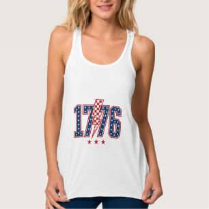 1776 Patriotischer Blitz vintage Grafik T-Shirt_ Tank Top
