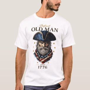 1776 Patriotisches Americana-Grafikdesign T-Shirt