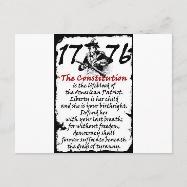 1776 POSTKARTE (Vorderseite)