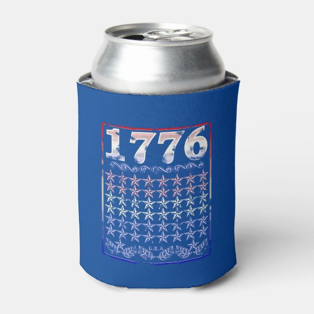 1776 Sterne Dosenkühler (Kanne Vorderseite)