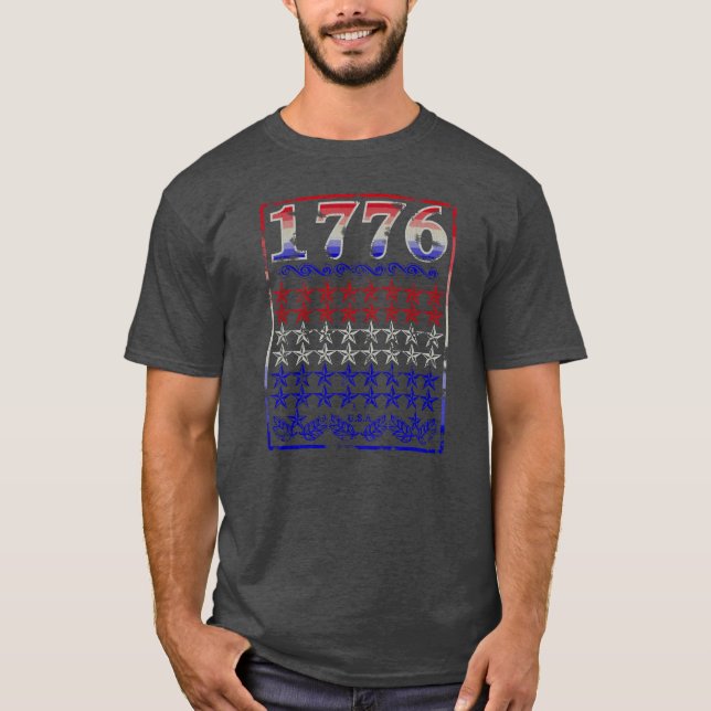 1776 Sterne T-Shirt (Vorderseite)