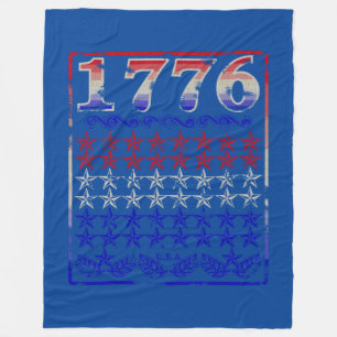 1776 - Sterne verblasst Fleecedecke