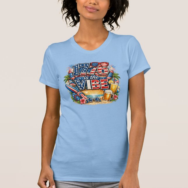 1776 Stimmung T-Shirt (Vorderseite)