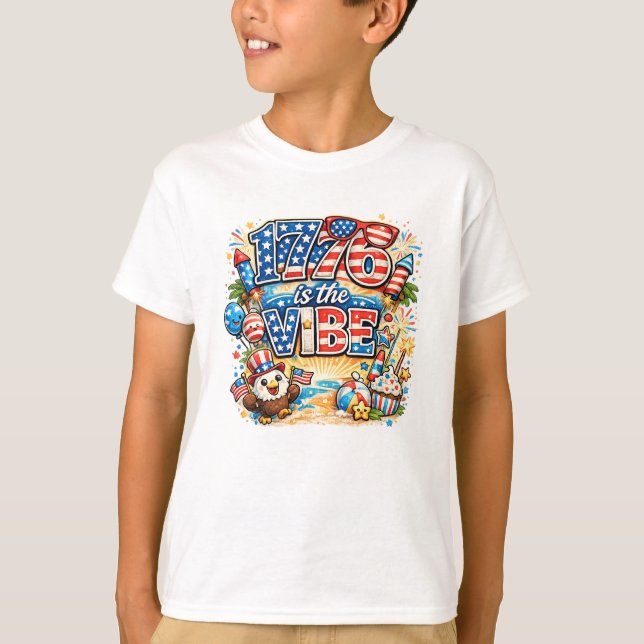 1776 Stimmung T-Shirt (Vorderseite)