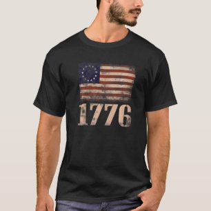1776 US-amerikanische Flagge T-Shirt