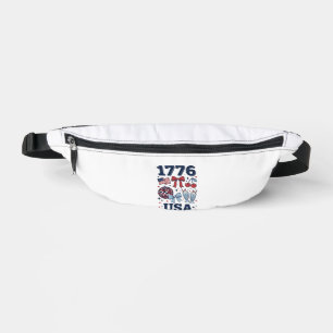 1776 USA Patriotisches Coquette Vektor Design_1 Bauchtasche