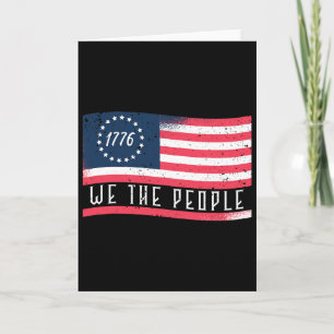 1776 We The People Unabhängigkeitstag 4. Juli Fl Karte