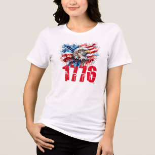 1776 Weißkopfseeadler 250. Jubiläum Tri-Blend Shirt