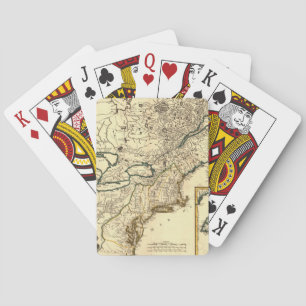 1778 Karte Kanadas und der Vereinigten Staaten Spielkarten