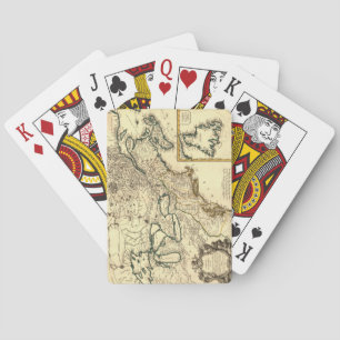 1778 Karte von Kanada und den Vereinigten Staaten Spielkarten