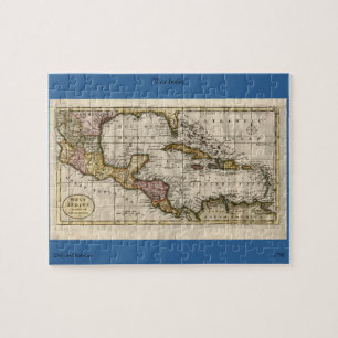1790 Map of The West Indies by Dilly and Robinson