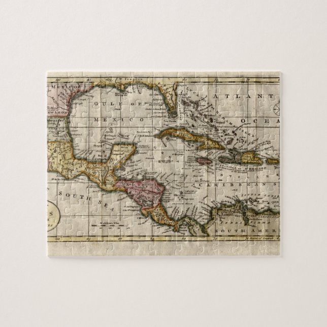 1790 Map of The West Indies by Dilly and Robinson (Horizontal)
