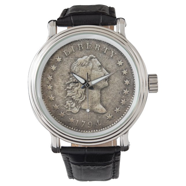 1794 Blasen-Silber-Dollar - Sehen Armbanduhr (Vorderseite)