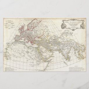 1794 Carte Anville du Monde Ancien