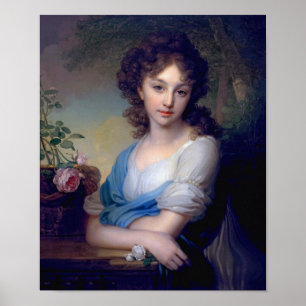 1799 - Portrait von Elena Alexandrovna Naryshkina Poster