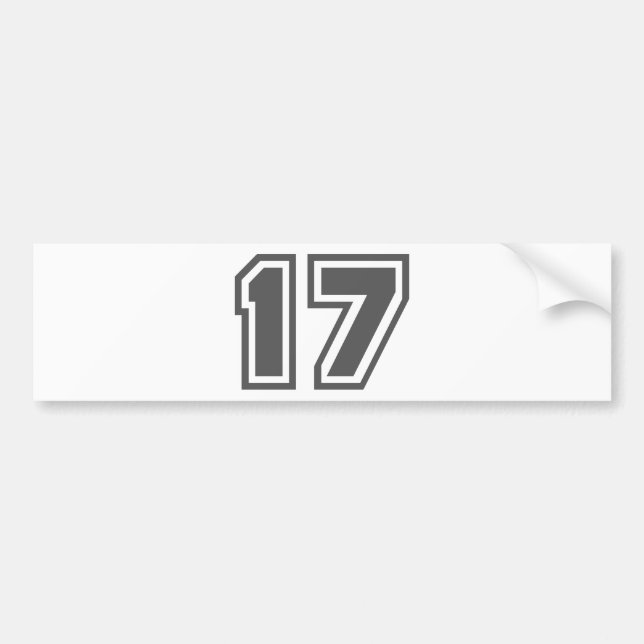 17 AUTOAUFKLEBER (Vorne)