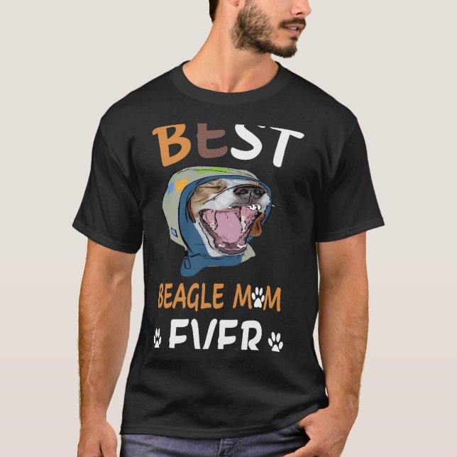 17 Beste Beagle-Mama je T-Shirt (Vorderseite)
