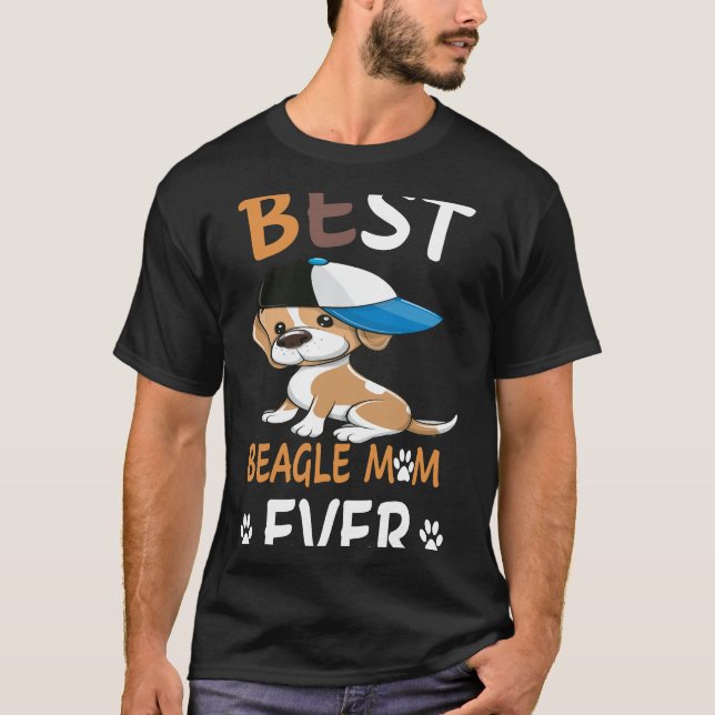17 Beste Beagle-Mama je T-Shirt (Vorderseite)