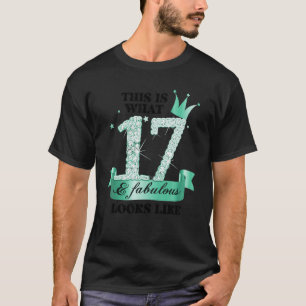 17 & Fabulous I Türkise White Party Group Foto T-Shirt