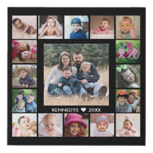 17 Familienfotocollage kreieren Ihr eigenes Schwar