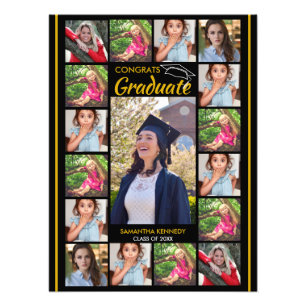 17 Foto Collage Template Glückwunsch Graduate Post