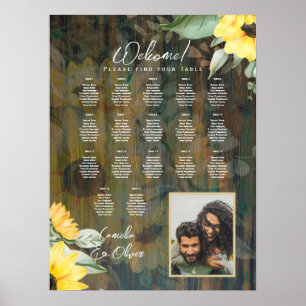 17 FOTO mit rustikalen Holzliegestühlen Poster