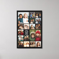 17 FotoCollage und Text - Schwarz bearbeiten