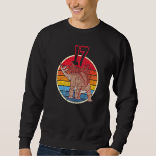 17. Geburtstag I Stegosaurus Stenops I Familienmat Sweatshirt