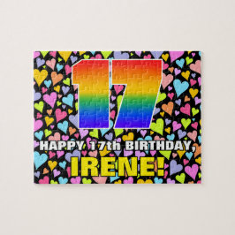 17. Geburtstag — Spaß, liebevolle Herzformen + "17