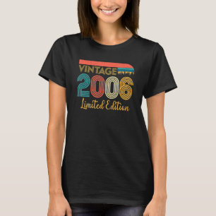 17. Geburtstag Vintag 2006 17 Jahre T-Shirt