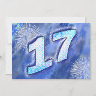 17. Geburtstagsparty Einladung