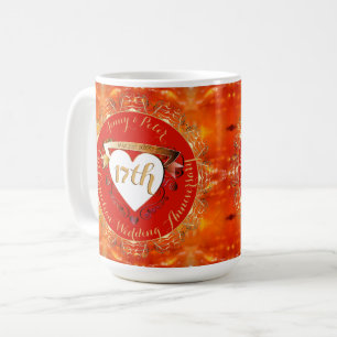 17. Hochzeitstag Kaffeetasse