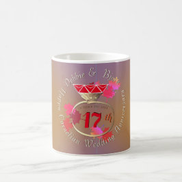 17. Hochzeitstag Karnellischer Ring Kaffeetasse