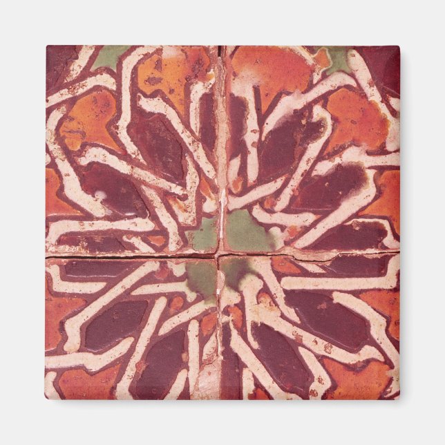17:Isnik Tile, 16. Jahrhundert Magnet (Vorne)