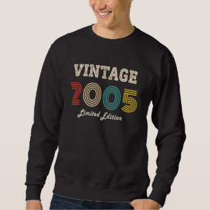 17 Jahre alt 2005 17. Geburtstag Sweatshirt