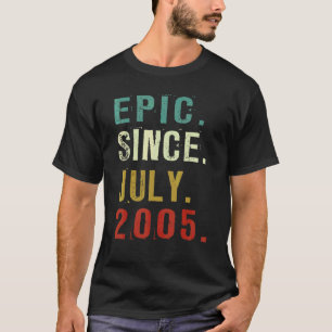 17 Jahre alt Epic Seit Juli 2005 17. Geburtstag T-Shirt