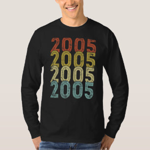 17 Jahre alt Geburtstag Vintag 2005 17. Geburtstag T-Shirt