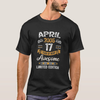 17 Jahre alt Vintag Phantastisch im April 2005 17. T-Shirt